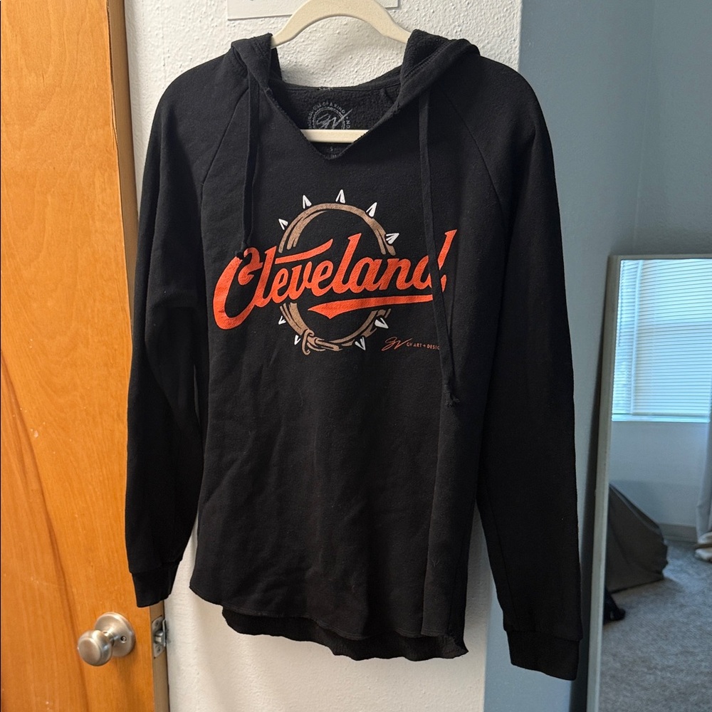 GV ART Cleveland Browns Black Hoodie